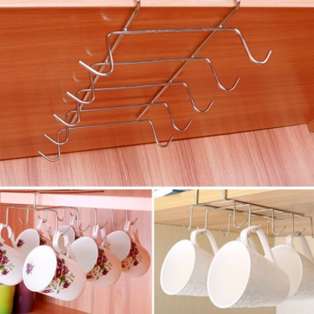 Suporte Organizador Para Armário Aramado Para 10 Xícaras - Compre Agora!