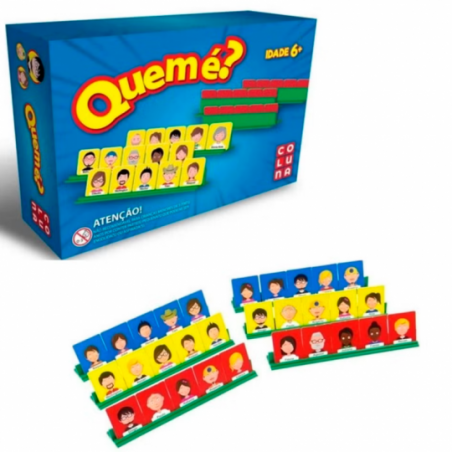Brinquedo Jogo De Mesa Tabuleiro Educativo Quem É - Compre Agora!