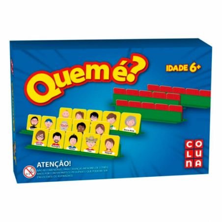 Brinquedo Jogo De Mesa Tabuleiro Educativo Quem É - Compre Agora!