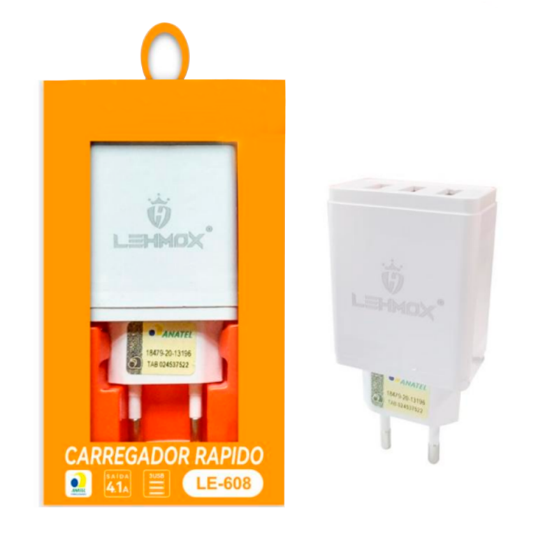 Fonte Carregador De Celular Rápido 3 USB 4.1a - Compre Agora!