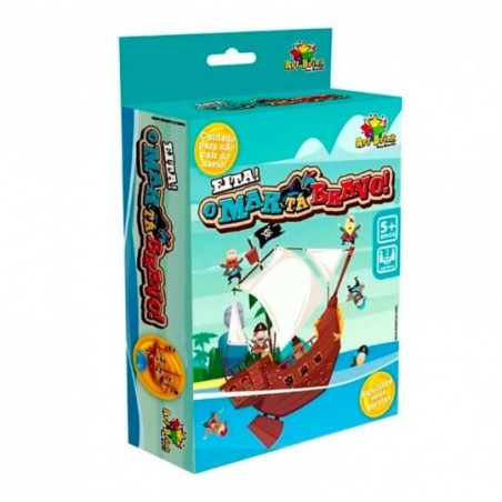 Jogo Navio Dos Pirata Brinquedo Equilíbrio O Mar Tá Bravo - Compre Agora!