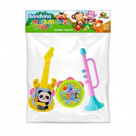 Kit Bandinha De Brinquedo Baby Infantil Com 3 Peças - Compre Agora!
