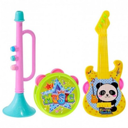 Kit Bandinha De Brinquedo Baby Infantil Com 3 Peças - Compre Agora!