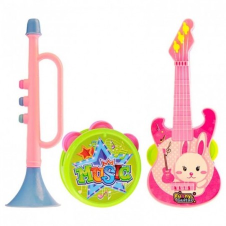Kit Bandinha De Brinquedo Baby Infantil Com 3 Peças - Compre Agora!