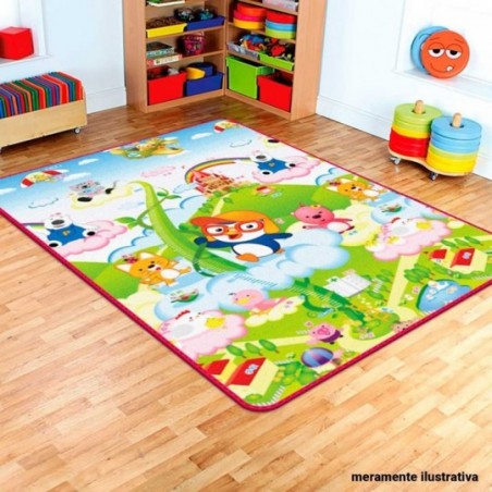 Tapete De Atividades Educativas Dupla Face 120cmX180cm - Feira Da Madrugada SP