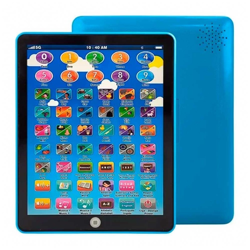 Tablet Interativo Bilingue De Brinquedo - Feira Da Madrugada SP