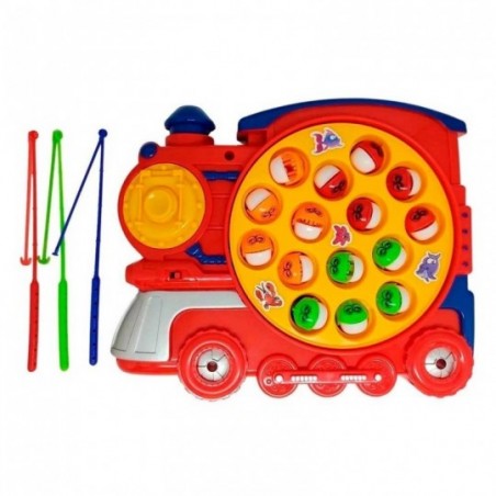 Pega Peixe Pesca Trenzinho Com Som Divertido À Pilha - Compre Agora!