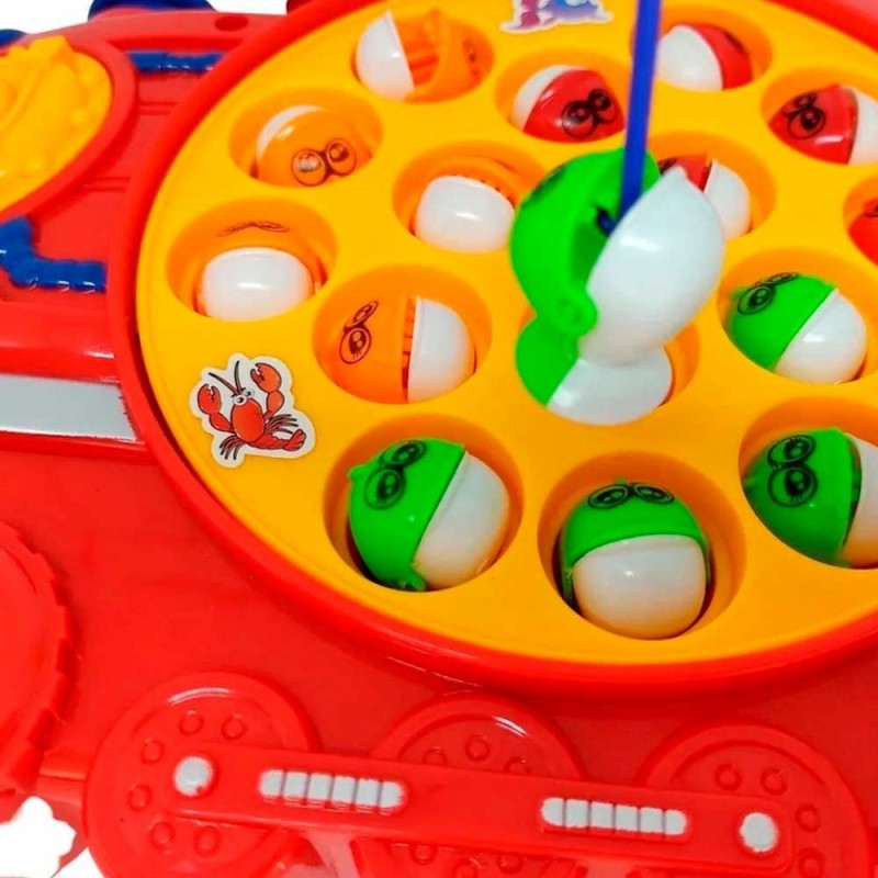 Pega Peixe Pesca Trenzinho Com Som Divertido À Pilha - Compre Agora!
