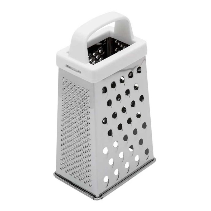 Ralador De Alimentos 4 Faces De Metal Com Alça Plástica - Compre Agora!