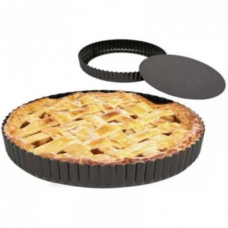 Forma Assadeira De Torta Com Fundo Removível 26cm - Feira Da Madrugada SP