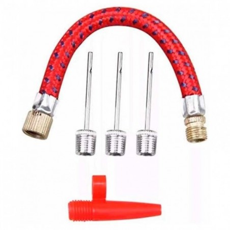 Kit Para Inflar Encher Bola Pneu Piscina Com 5 Peças - Compra Agora!
