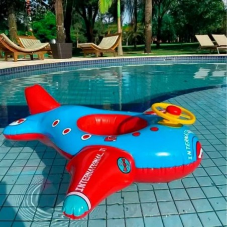 Boia Avião Inflável Infantil 94 x 93cm Wellkids- Feira Da Madrugada SP