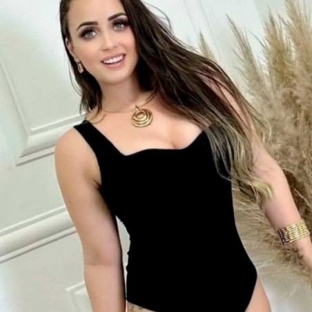 Body Feminino Decote Coração Alça Grossa Com Bojo - Feira Da Madrugada SP