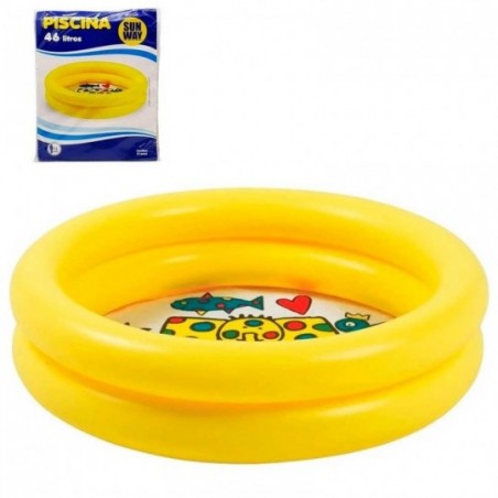 Piscina Inflável Anéis 46 Litros Infantil Sun Way - Feira Da Madruagada SP