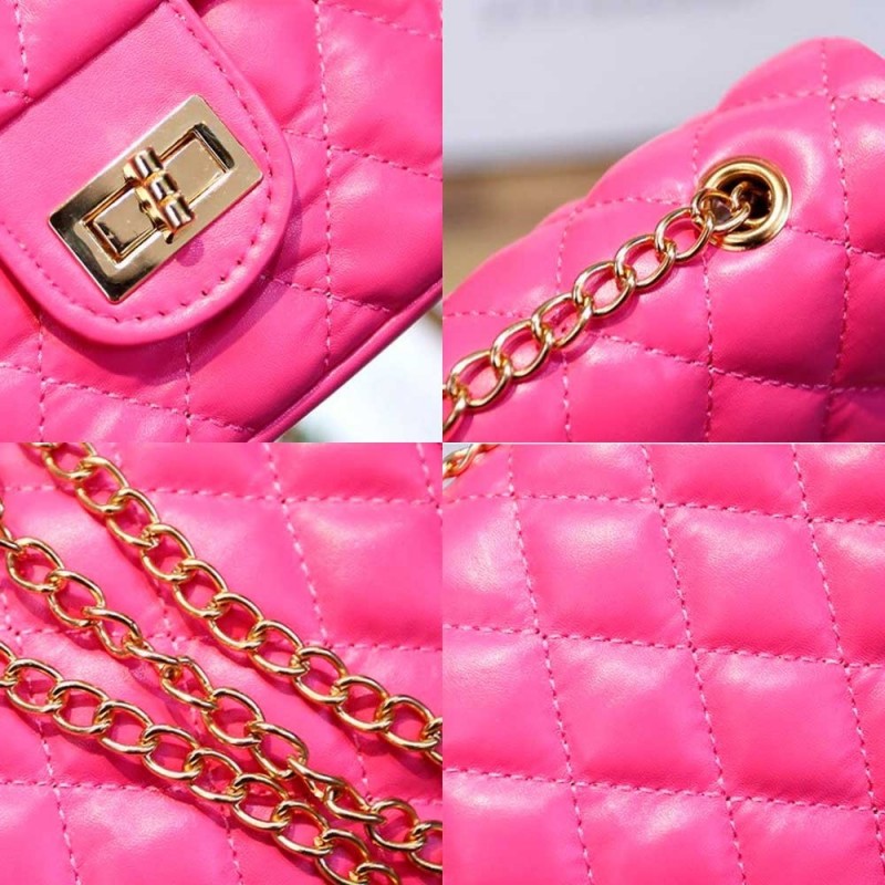 Bolsa Feminina Pequena Baby Em Matelassê Alça De Corrente - Compre Agora!
