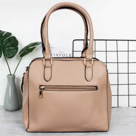 Bolsa Feminina De Ombro Estruturada Com Detalhe Em Zíper - Compre Agora!