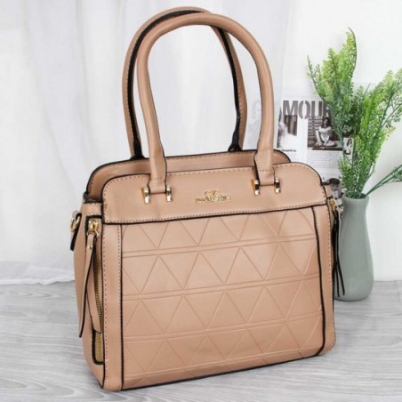 Bolsa Feminina De Ombro Luxo Detalhe Em Alto Relevo - Compre Agora!