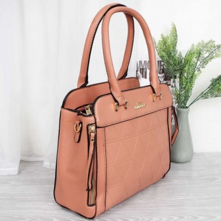 Bolsa Feminina De Ombro Luxo Detalhe Em Alto Relevo - Compre Agora!