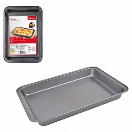 Forma Assadeira Retangular Antiaderente Bolo Torta 37x25x5Cm - Compre Agora!