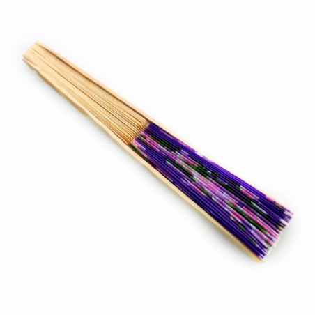 Leque De Madeira Oriental Japonês Colorido 21cm - Feira Da Madrugada SP