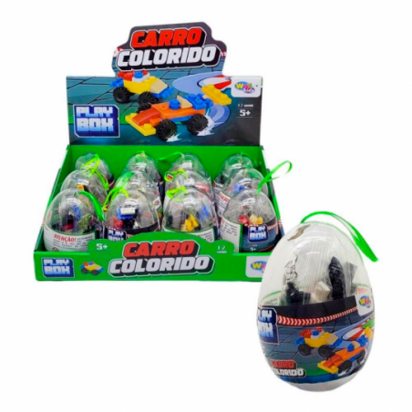 Carro Colorido Monta E Desmonta Play Box Brinquedo - Feira Da Madrugada SP