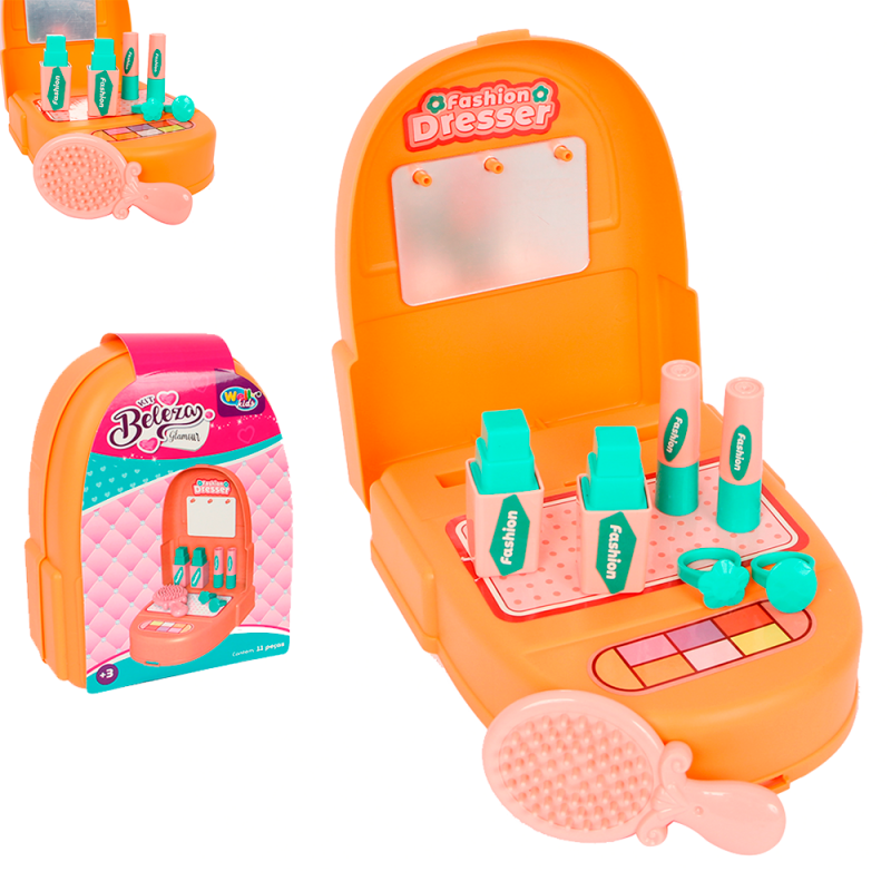 Kit Beleza Glamour 11 peças Brinquedo - Feira Da Madrugada SP