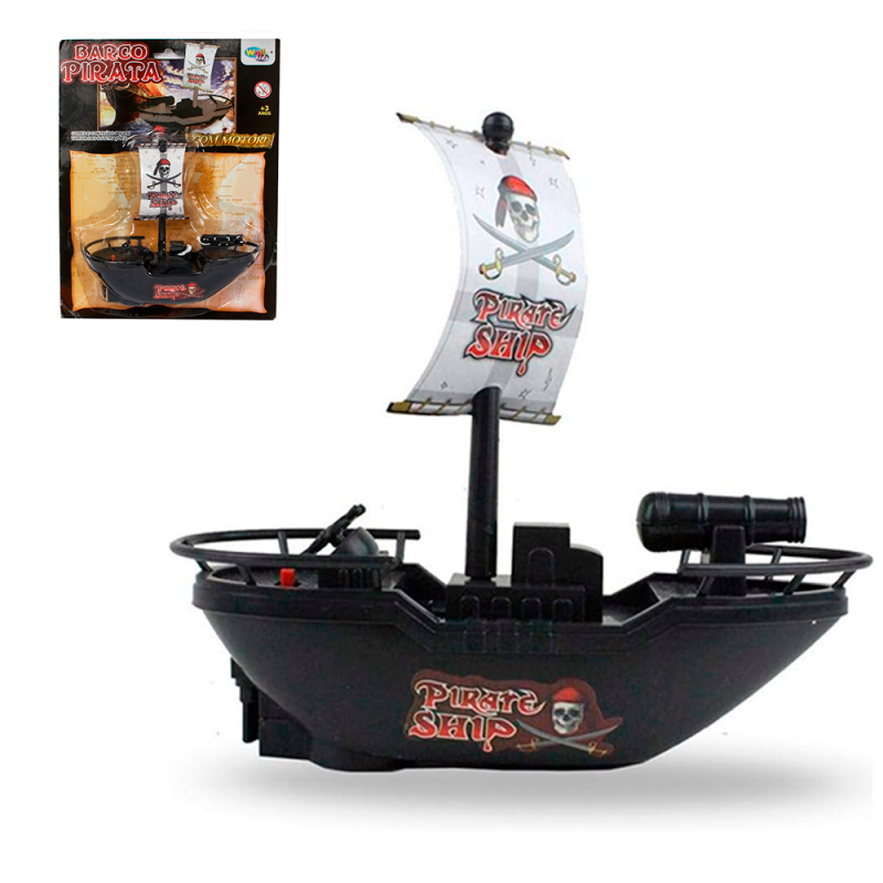Barco Pirata Com Motor Pirate Ship Brinquedo - Feira Da Madrugada SP