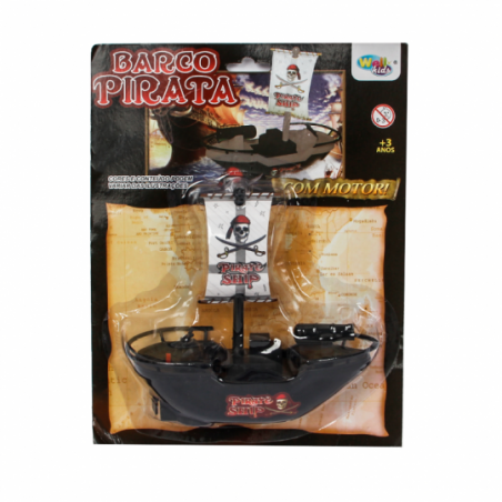 Barco Pirata Com Motor Pirate Ship Brinquedo - Feira Da Madrugada SP
