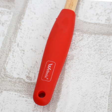 Pincel De Silicone Culinário Cabo Madeira Para Untar - Feira Da Madrugada SP