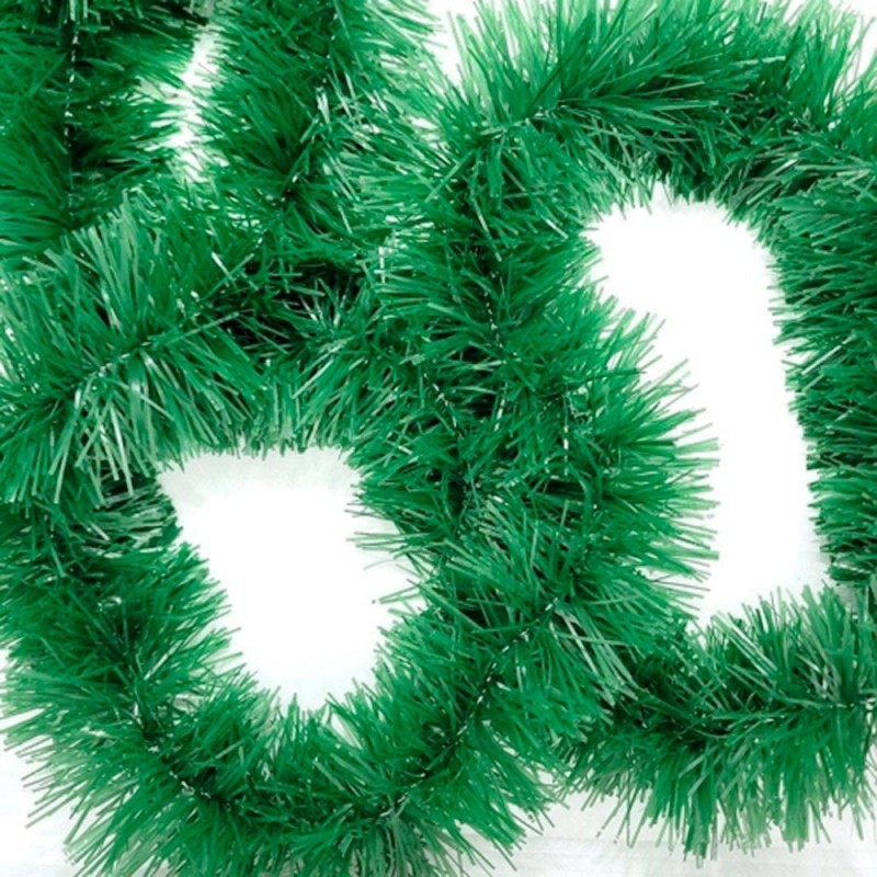 Enfeite Festão Verde Para Árvore De Natal Opaco 2 Metros - Feira da Madrugada SP