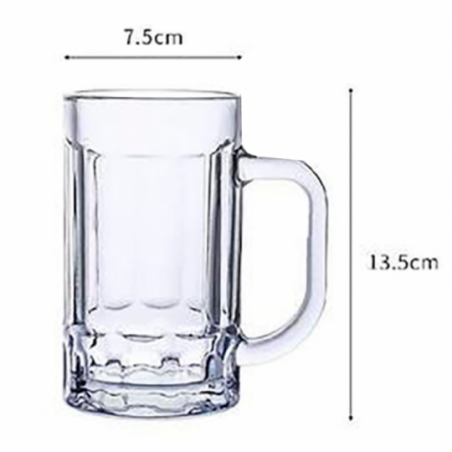 Caneca De Vidro Para Cerveja Chopp 350ml - Feira Da Madruagada SP
