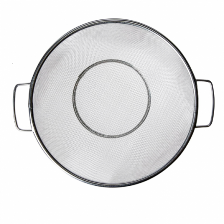 Cesto Escorredor De Alimentos Inox 28 Cm - Feira Da Madrugada SP