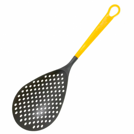 Escumadeira De Cozinha Oval 38 Cm Multiuso - Feira Da Madrugada SP