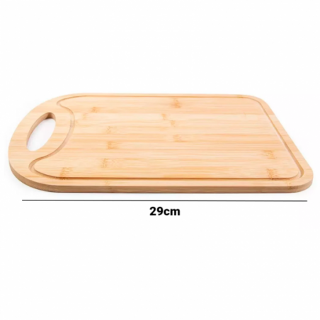 Tábua De Madeira Para Corte Com Alça 29 x 19 Cm - Feira Da Madrugada SP