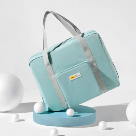 Bolsa Mala De Mão Dobrável Alça Dupla Para Viagem  - Feira Da Madrugada SP