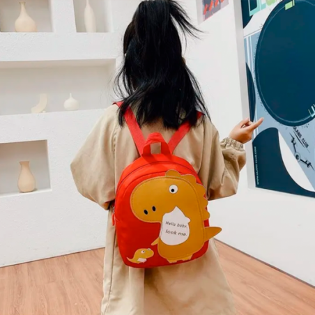 Mochila Escolar Pequena Infantil Estampa Dinossauro - Feira Da Madrugada SP