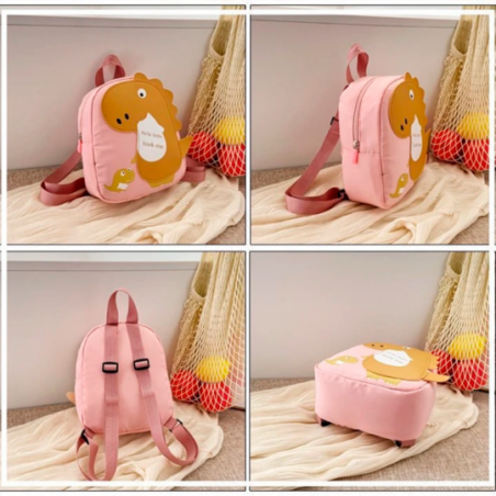 Mochila Escolar Pequena Infantil Estampa Dinossauro - Feira Da Madrugada SP