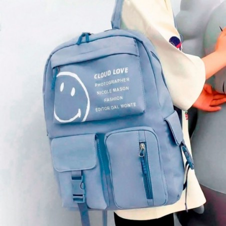 Kit Mochila Feminina Impermeável Estampada + Estojo - Feira Da Madrugada SP