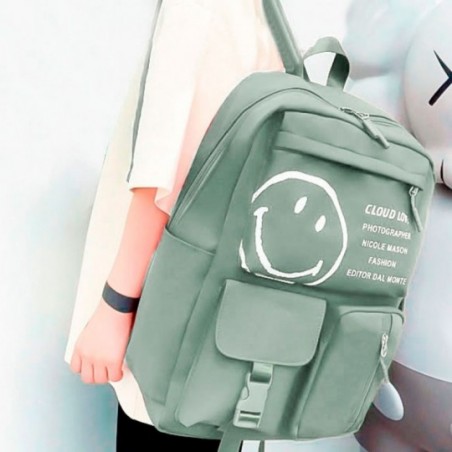 Kit Mochila Feminina Impermeável Estampada + Estojo - Feira Da Madrugada SP 2