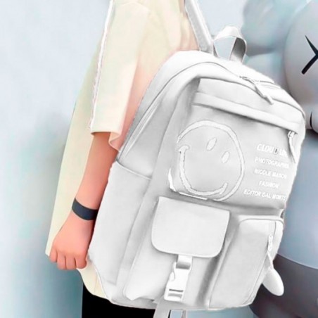 Kit Mochila Feminina Impermeável Estampada + Estojo - Feira Da Madrugada SP