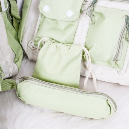 Kit Mochila Bolsa Sacola E Necessaire 5 Peças Feminino - Feira Da Madrugada SP