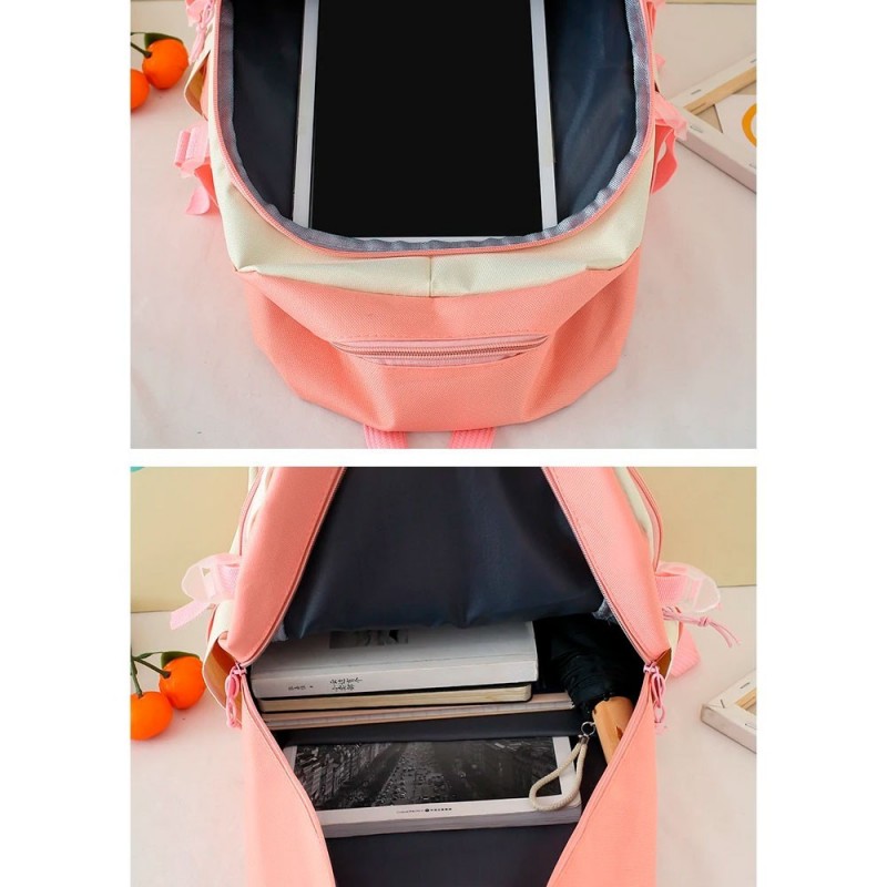 Kit Mochila Bolsa Sacola E Necessaire 5 Peças Feminino - Feira Da Madrugada SP