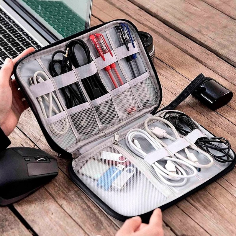 Bolsa Organizadora De Acessórios E Eletrônicos Digital Bag - Feira Da Madrugada SP