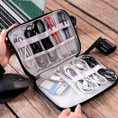 Bolsa Organizadora De Acessórios E Eletrônicos Digital Bag - Feira Da Madrugada SP