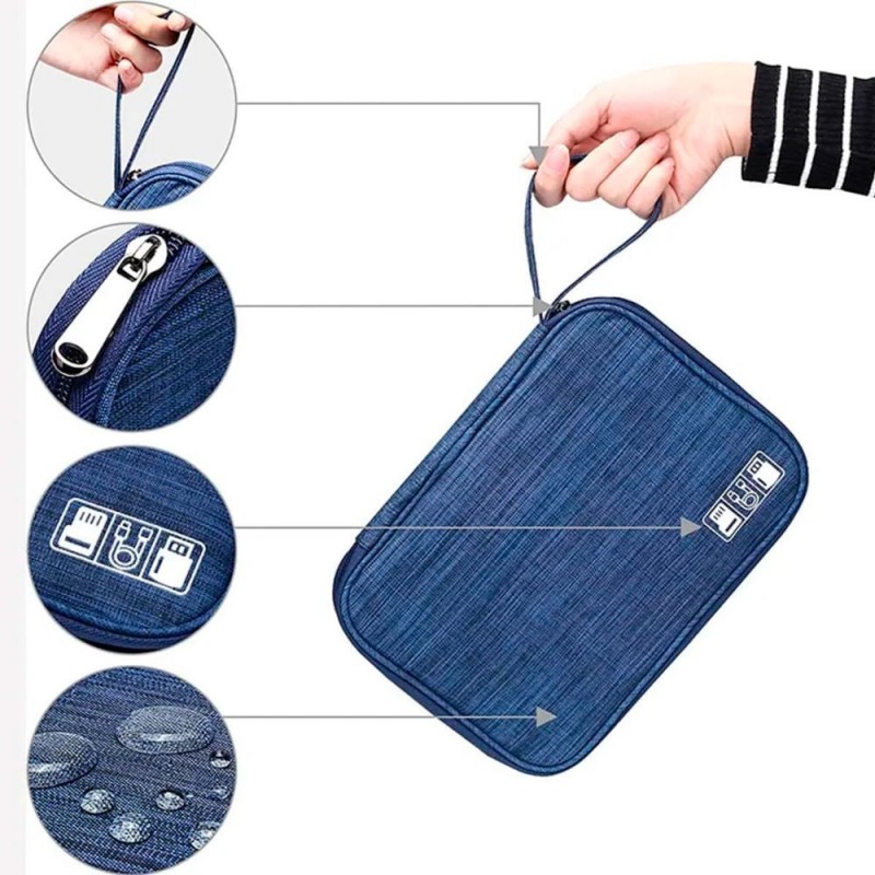 Bolsa Organizadora De Acessórios E Eletrônicos Digital Bag - Feira Da Madrugada SP