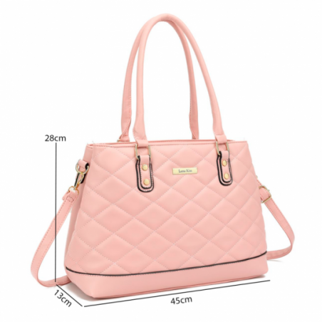 Bolsa Feminina Grande De Luxo 2 Divisórias Em Matelassê - Compre Agora!