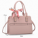 Bolsa Moderna Feminina Média De Ombro Com Lenço Estruturada - Compre Agora!