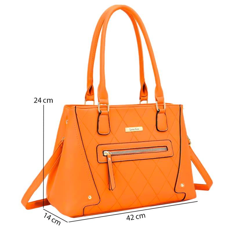 Bolsa Elegante Feminina Estruturada + Alça Transversal - Feira Da Madrugada SP