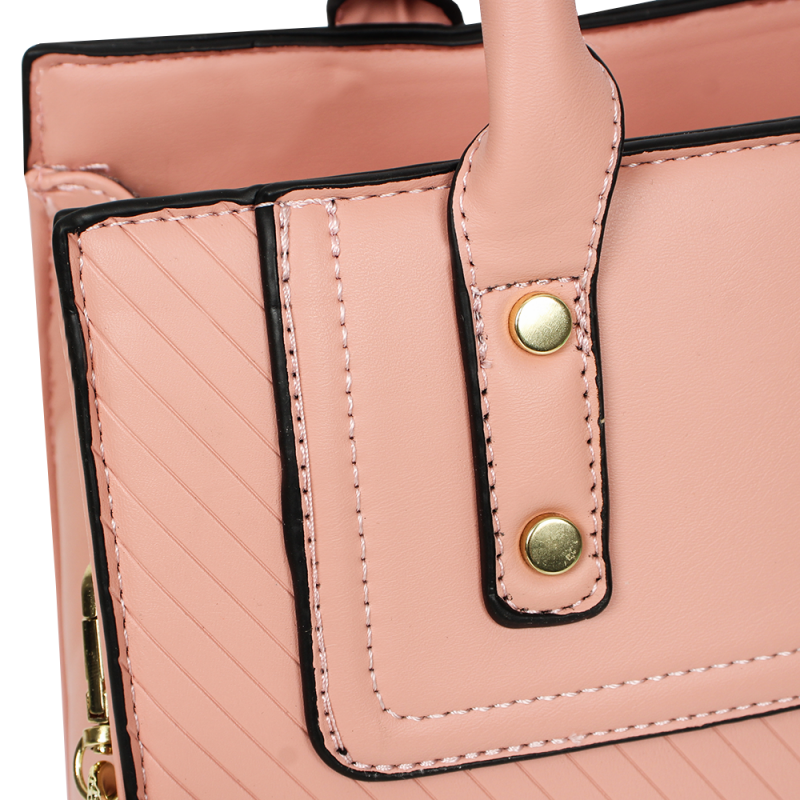 Bolsa Feminina Média De Ombro Quadrada Estruturada - Feira Da Madrugada SP