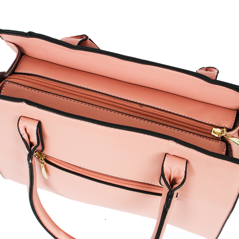 Bolsa Feminina Média De Ombro Quadrada Estruturada - Feira Da Madrugada SP